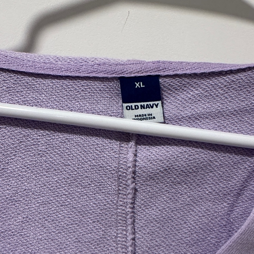 Old Navy Light Purple Knit Top XL